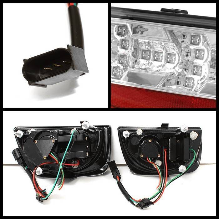 Chevrolet Camaro Spyder LED Taillights - Chrome - 111-CCAM2010-LED-C thumbnail 2