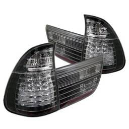BMW X5 Spyder LED Taillights - Black - 4PC - 111-BE5300-LED-BK
