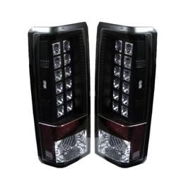 GMC Safari Spyder LED Taillights - Black - 111-CAS85-LED-BK