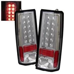 GMC Safari Spyder LED Taillights - Chrome - 111-CAS85-LED-C