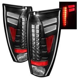 Chevrolet Avalanche Spyder LED Taillights - Black - 111-CAV02-LED-BK