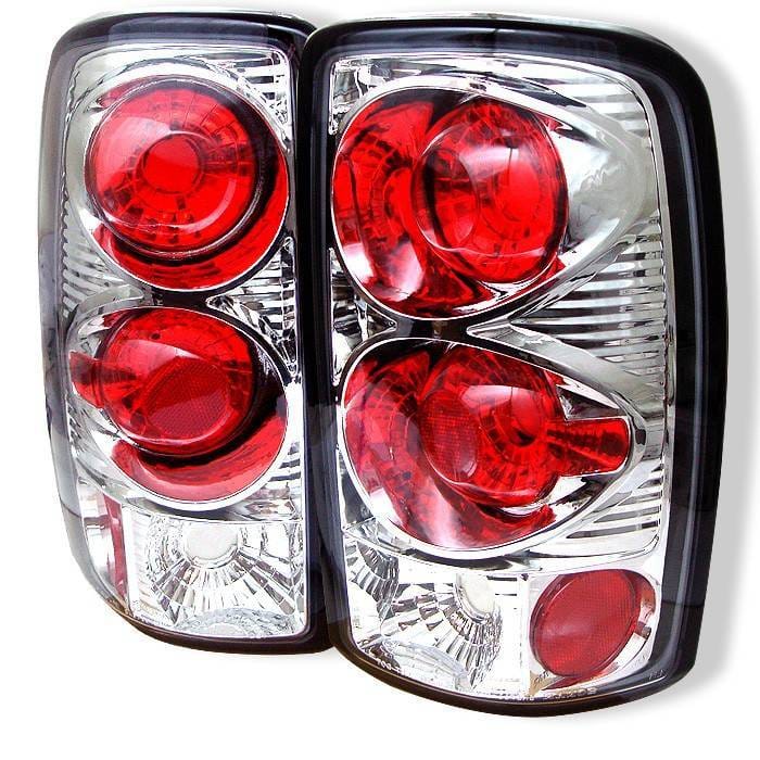 GMC Yukon Spyder Euro Style Taillights - Chrome - 111-CD00-C