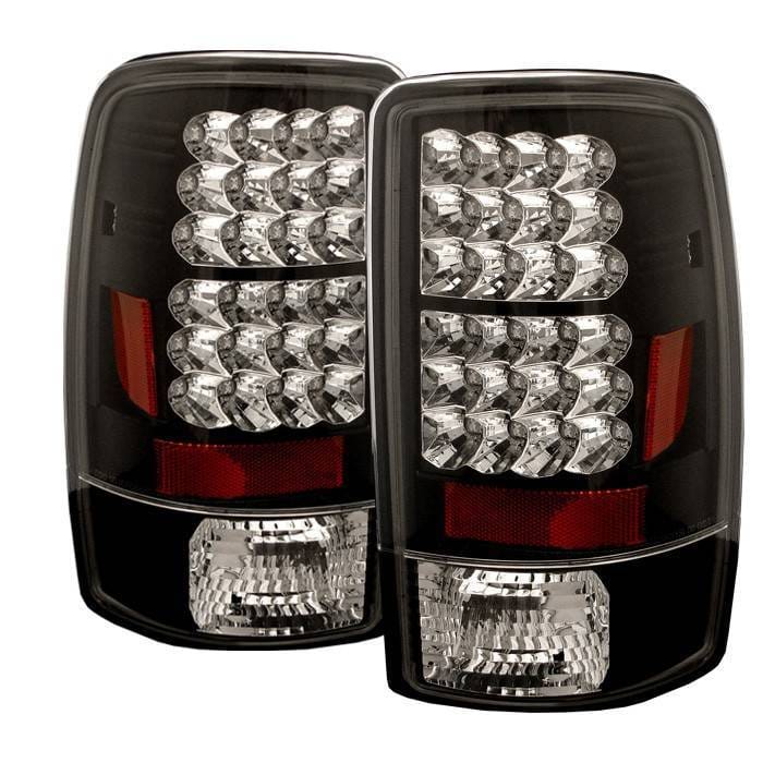 GMC Denali Spyder LED Taillights - Black - 111-CD00-LED-BK