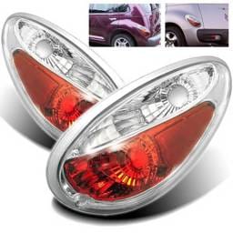 Chrysler PT Cruiser Spyder Taillights - Chrome - 111-CHR305-LED-RC