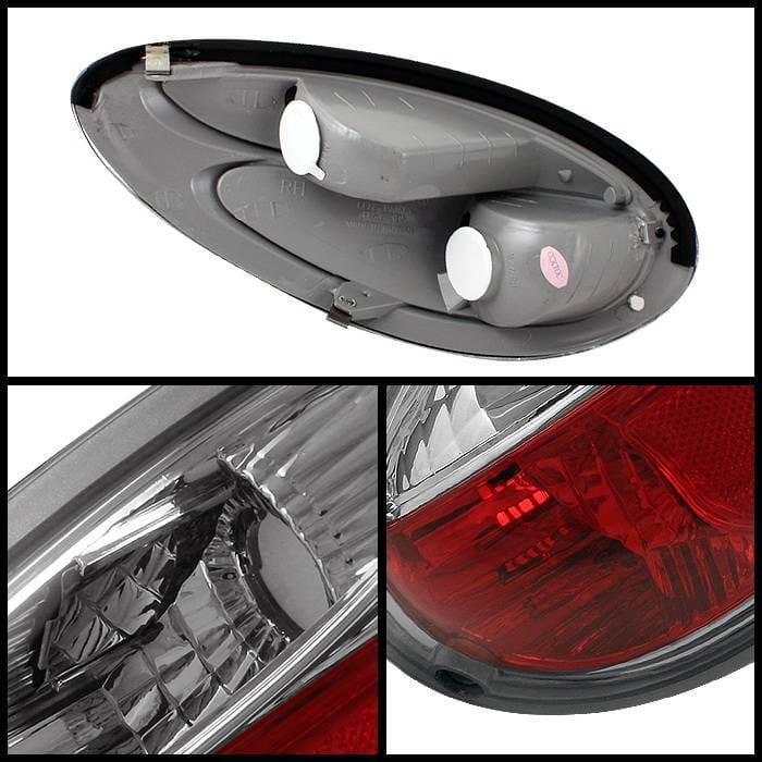 Chrysler PT Cruiser Spyder Taillights - Chrome - 111-CHR305-LED-RC thumbnail 2