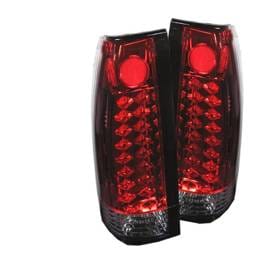 GMC Yukon Spyder LED Taillights - Red Clear - 111-CCK88-LED-RC
