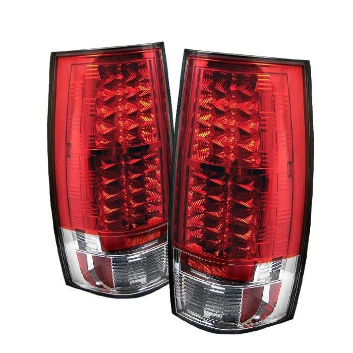 Chevrolet Tahoe Spyder LED Taillights - Red Clear - 111-CSUB07-LED-RC