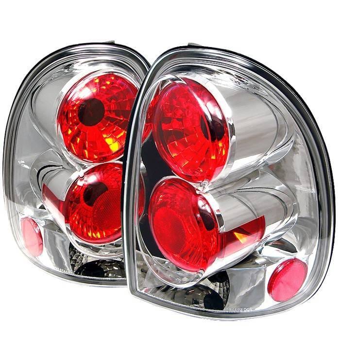 Chrysler Town Country Spyder Euro Style Taillights - Chrome - 111-DC96-C