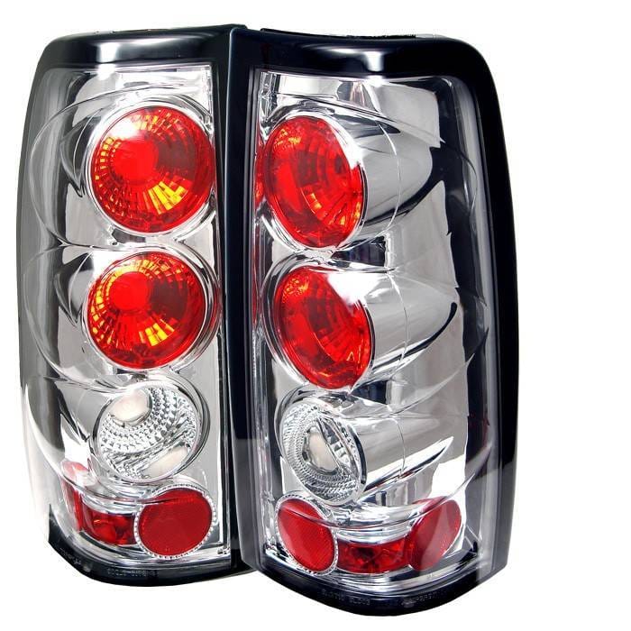 GMC Sierra Spyder Euro Style Taillights - Chrome - 111-CS03-C