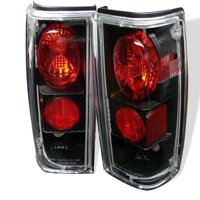GMC Sonoma Spyder Euro Style Taillights - Black - 111-CS1082-BK