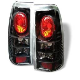 GMC Sierra Spyder Euro Style Taillights - Black - 111-CS99-BK