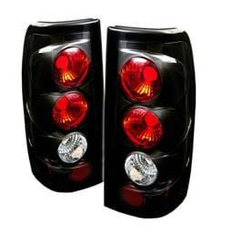 GMC Sierra Spyder Euro Style Taillights G2 Version - Black - 111-CS99-G2-BK