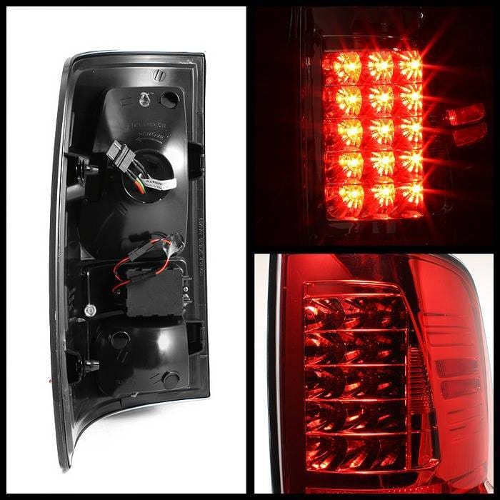Dodge Ram Spyder LED Taillights - Red Clear - 111-DRAM09-LED-RC thumbnail 2