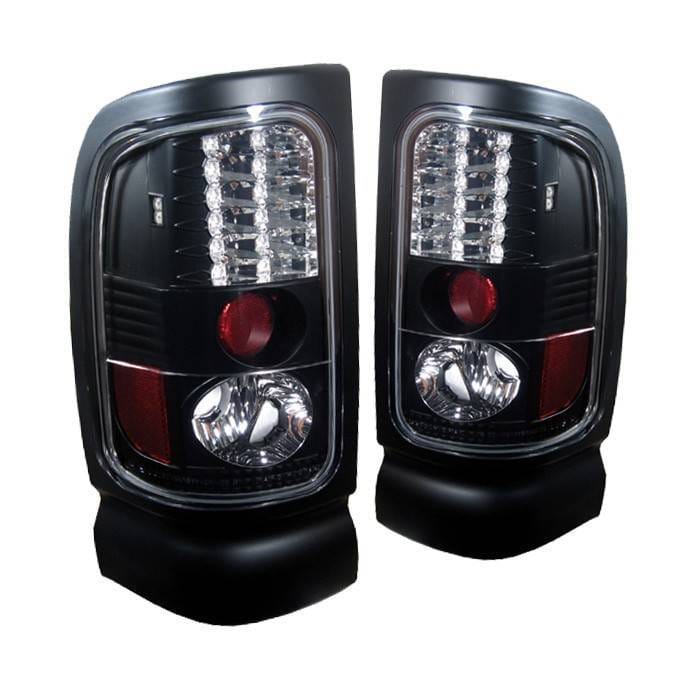 Dodge Ram Spyder LED Taillights - Black - 111-DRAM94-LED-BK