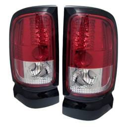 Dodge Ram Spyder LED Taillights - Red Clear - 111-DRAM94-LED-RC
