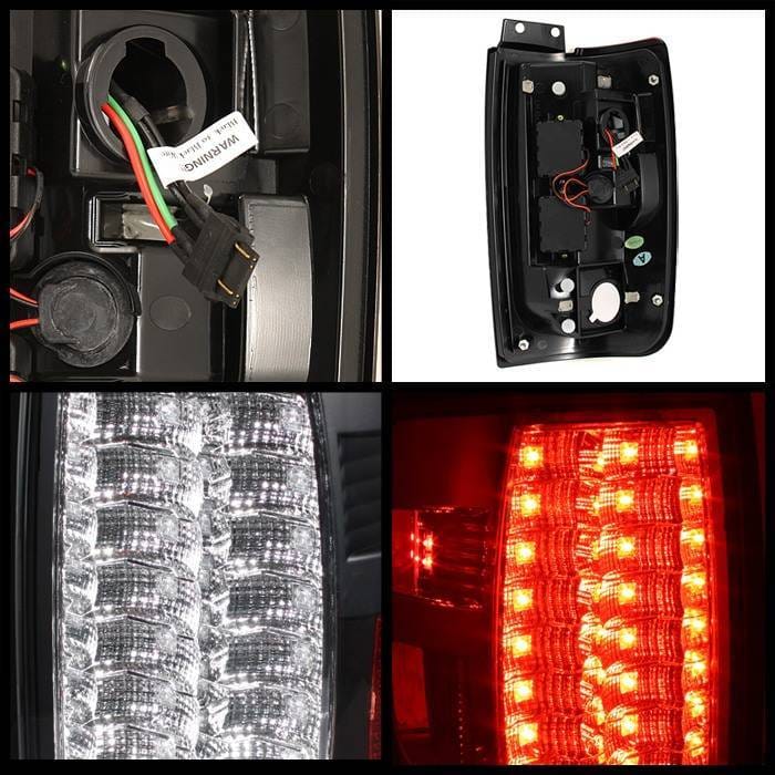 Ford Expedition Spyder Version 2 LED Taillights - Black - 111-FE97-LED-G2-BK thumbnail 2