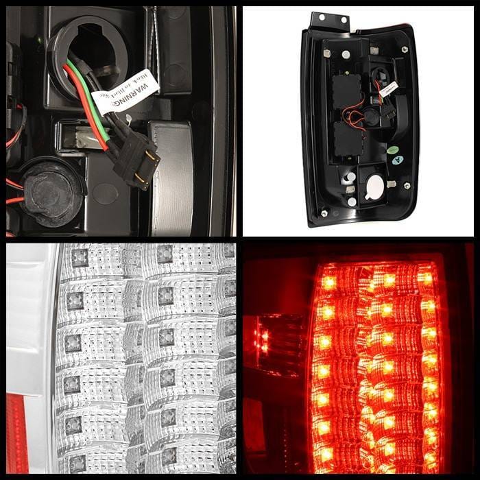 Ford Expedition Spyder Version 2 LED Taillights - Chrome - 111-FE97-LED-G2-C thumbnail 2