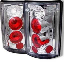 Ford Excursion Spyder Altezza Taillights - Chrome - 111-FEC00-BK