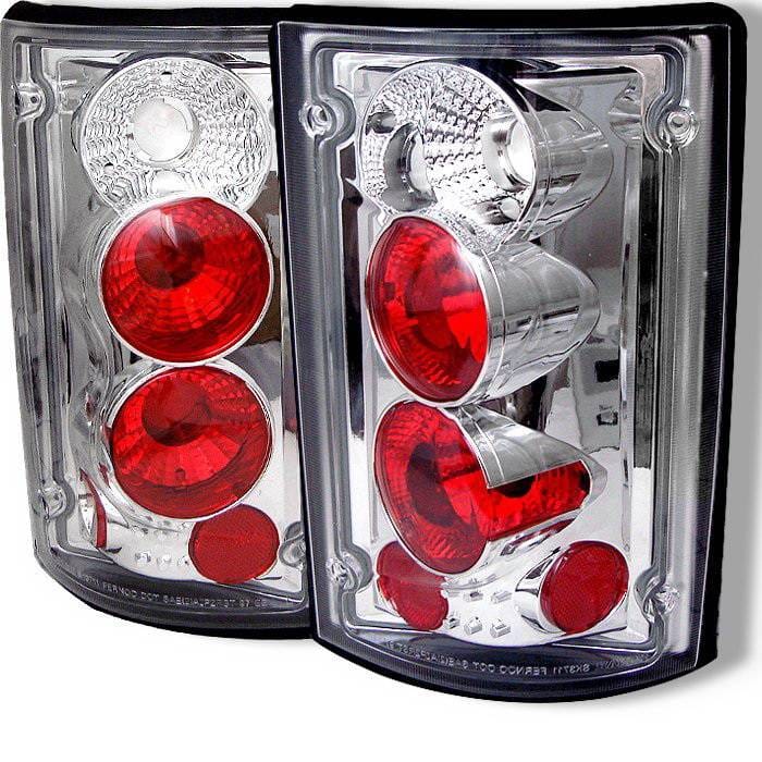 Ford Excursion Spyder Altezza Taillights - Chrome - 111-FEC00-BK