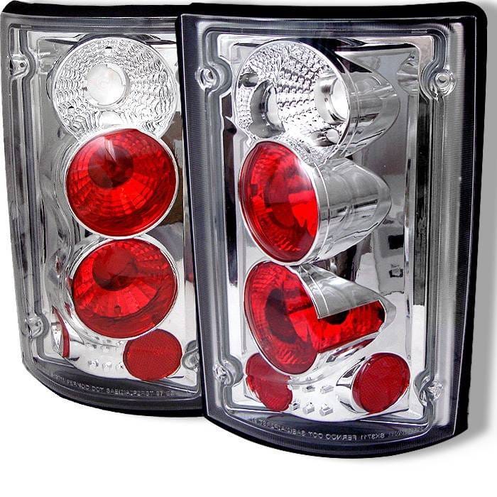Ford E-Series Spyder Euro Style Taillights - Chrome - 111-FEC00-C