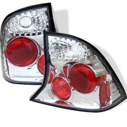 Ford Focus 4DR Spyder Euro Style Taillights - Chrome - 111-FF00-4D-C