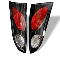 Ford Focus Spyder Euro Style Taillights - Black - 111-FF00-5D-BK