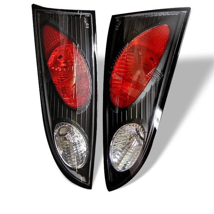 Ford Focus Spyder Euro Style Taillights - Black - 111-FF00-5D-BK
