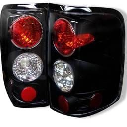 Ford F150 Spyder Euro Style Taillights - Black - 111-FF15004-BK