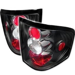 Ford F150 Spyder Euro Style Taillights - Black - 111-FF15004FS-BK