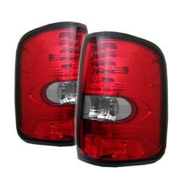 Ford F150 Spyder LED Taillights - Red Clear - 111-FF15004-LED-RC