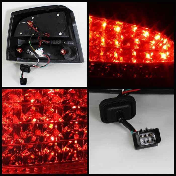 Dodge Charger Spyder LED Taillights - Red Clear - 111-DCH09-LED-RC thumbnail 2