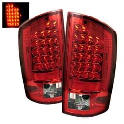 Dodge Ram Spyder LED Taillights - Red Clear - 111-DRAM06-LED-RC