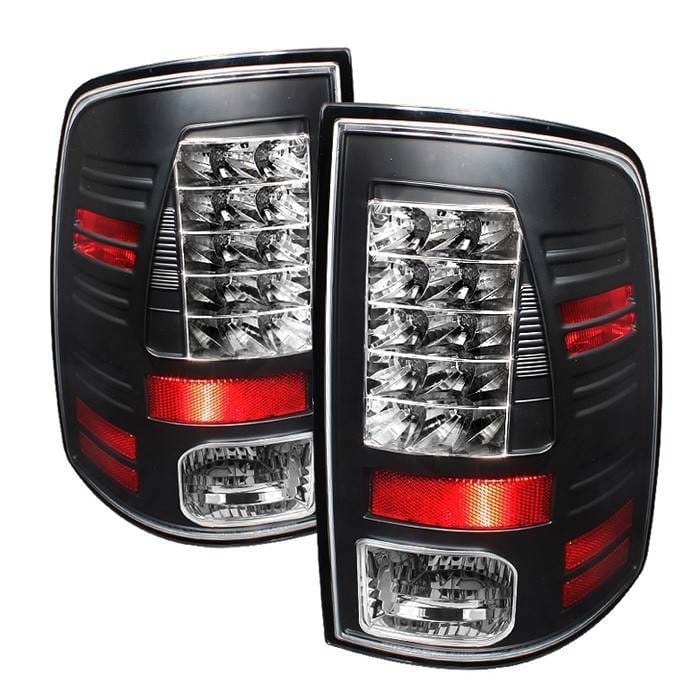 Dodge Ram Spyder LED Taillights - Black - 111-DRAM09-LED-BK