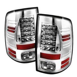 Dodge Ram Spyder LED Taillights - Chrome - 111-DRAM09-LED-C