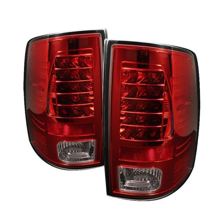 Dodge Ram Spyder LED Taillights - Red Clear - 111-DRAM09-LED-RC