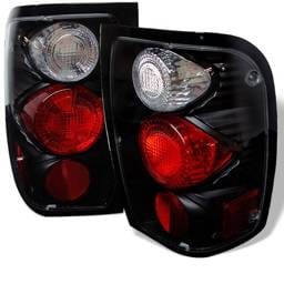 Ford Ranger Spyder Euro Style Taillights - Black - 111-FR98-BK