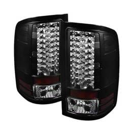 GMC Sierra Spyder LED Taillights - Black - 111-GS07-LED-BK