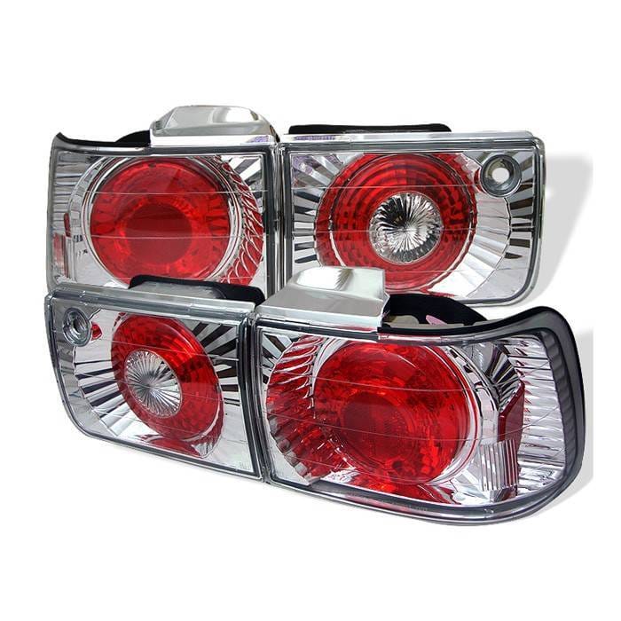 Honda Accord 4DR Spyder Euro Style Taillights - Chrome - 111-HA92-4D-C