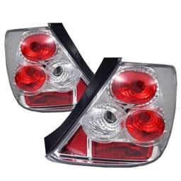 Honda Civic HB Spyder Euro Style Taillights - Chrome - 111-HC03-3D-C