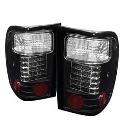 Ford Ranger Spyder LED Taillights - Black - 111-FR98-LED-C