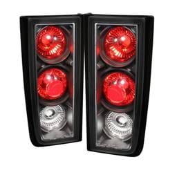 Hummer H2 Spyder Euro Style Taillights - Black - 111-HH2-BK