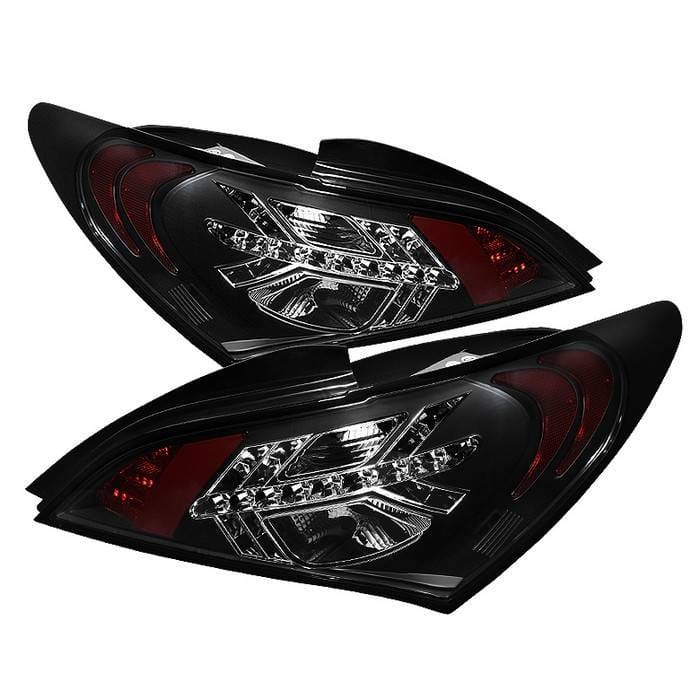 Hyundai Genesis Spyder LED Taillights - Black - 111-HYGEN09-LED-BK