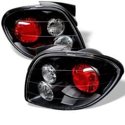 Hyundai Tiburon Spyder Euro Style Taillights - Black - 111-HYT00-BK