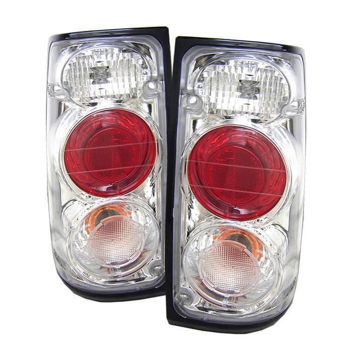 Isuzu Amigo Spyder Euro Style Taillights - Chrome - 111-IR91-C