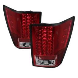 Jeep Grand Cherokee Spyder LED Taillights - Red Clear - 111-JGC07-LED-RC