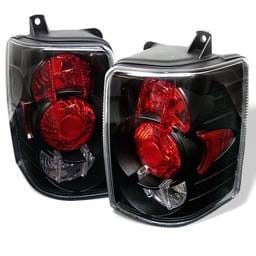 Jeep Grand Cherokee Spyder Euro Style Taillights - Black - 111-JGC93-BK
