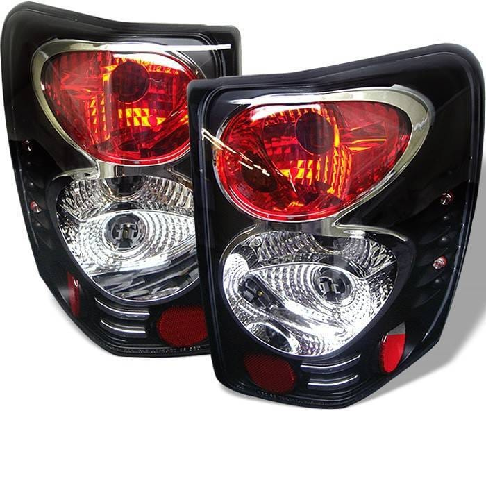 Jeep Grand Cherokee Spyder Euro Style Taillights - Black - 111-JGC99-BK