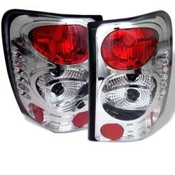 Jeep Grand Cherokee Spyder Euro Style Taillights - Chrome - 111-JGC99-C