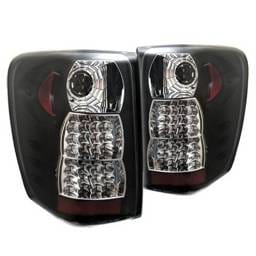 Jeep Grand Cherokee Spyder LED Taillights - Black - 111-JGC99-LED-BK