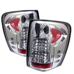 Jeep Grand Cherokee Spyder LED Taillights - Chrome - 111-JGC99-LED-C